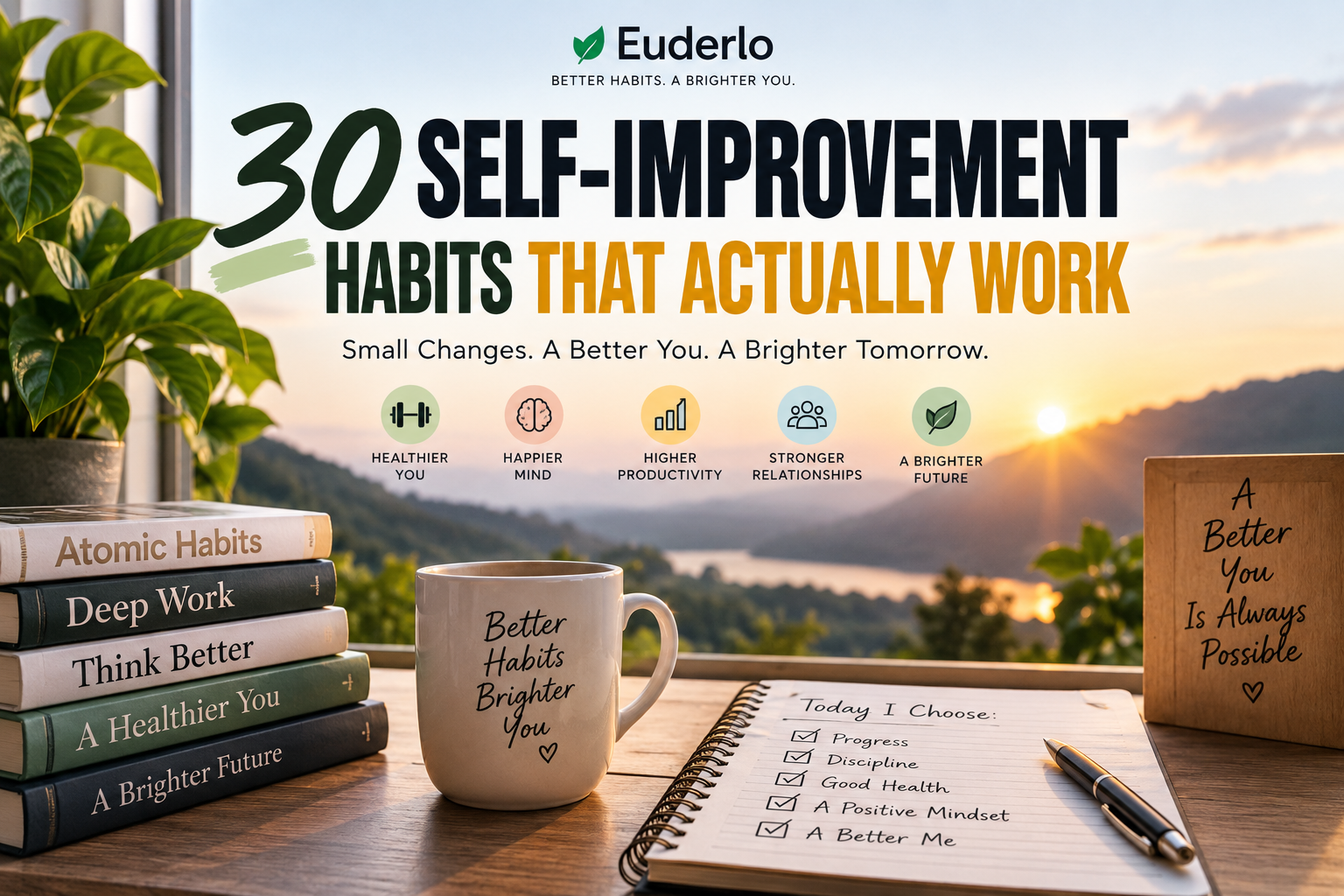 30 self-improvement habits that actually work for personal growth and a better life
